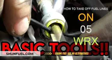 Mastering the Art: Fuel Line Removal Guide for 05 WRX