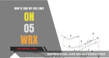 Removing Fuel Lines on '05 WRX: A Step-by-Step Guide