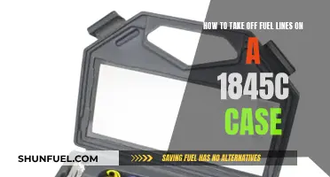 Removing Fuel Lines on a 1845C Case: A Step-by-Step Guide