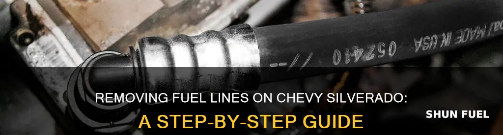 how to take off fuel lines on chevy silverado