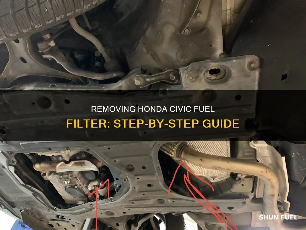 how to take off honda civic fuel filter