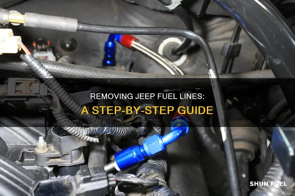 how to take off jeep fuel line