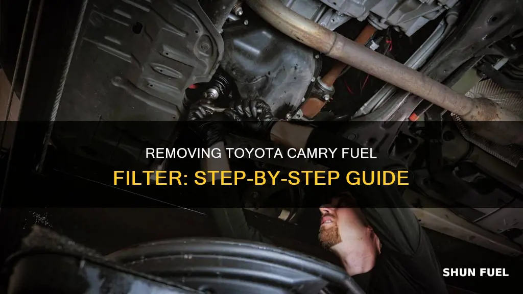 how to take off toyota camry fuel filter