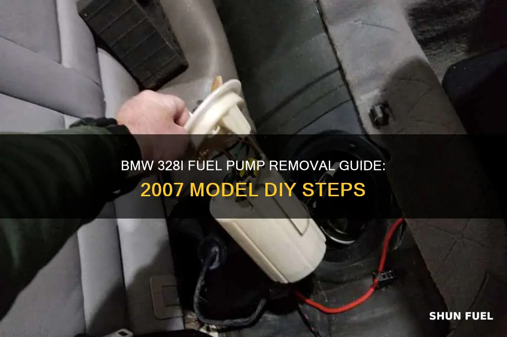 how to take out 07 bmw 328i fuel pump