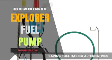 Step-by-Step Guide to Removing a 1992 Ford Explorer Fuel Pump