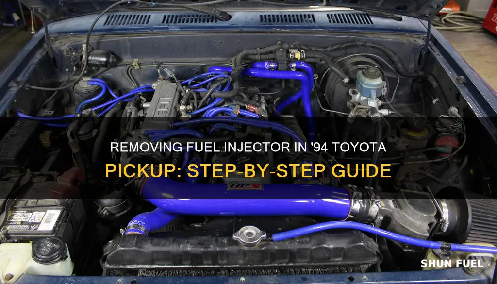 how to take out a fuel injector 1994 toyota pickup