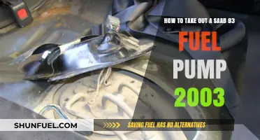 Step-by-Step Guide: Removing the Fuel Pump in a 2003 Saab 9-3