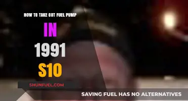 Step-by-Step Guide to Removing a 1991 S10 Fuel Pump