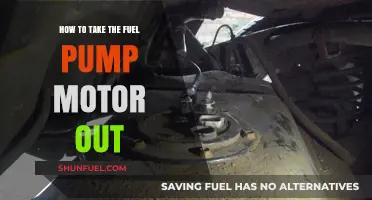 Step-by-Step Guide: Removing Your Fuel Pump Motor Safely and Easily