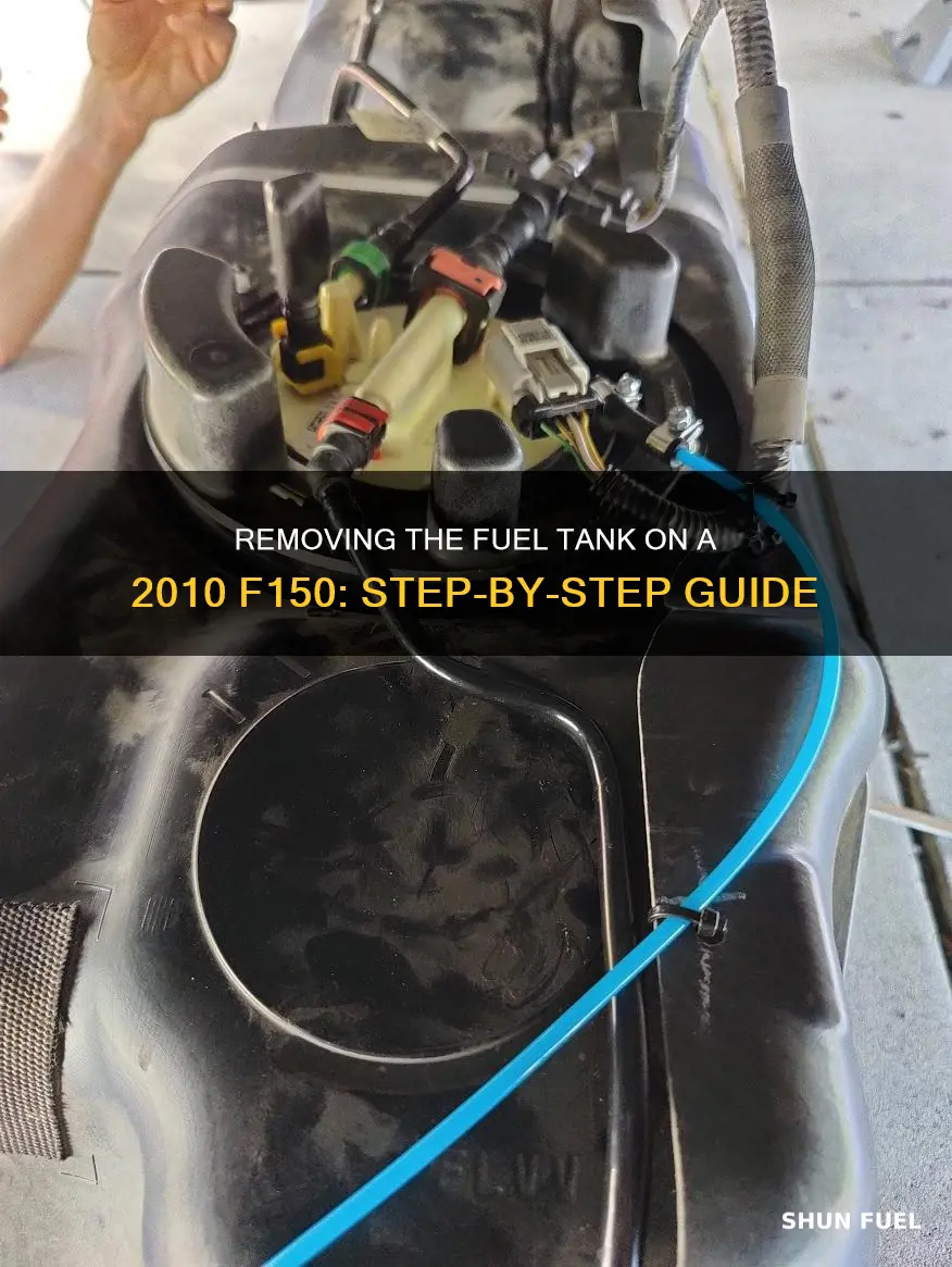 how to take the fuel tank off of 2010 f150