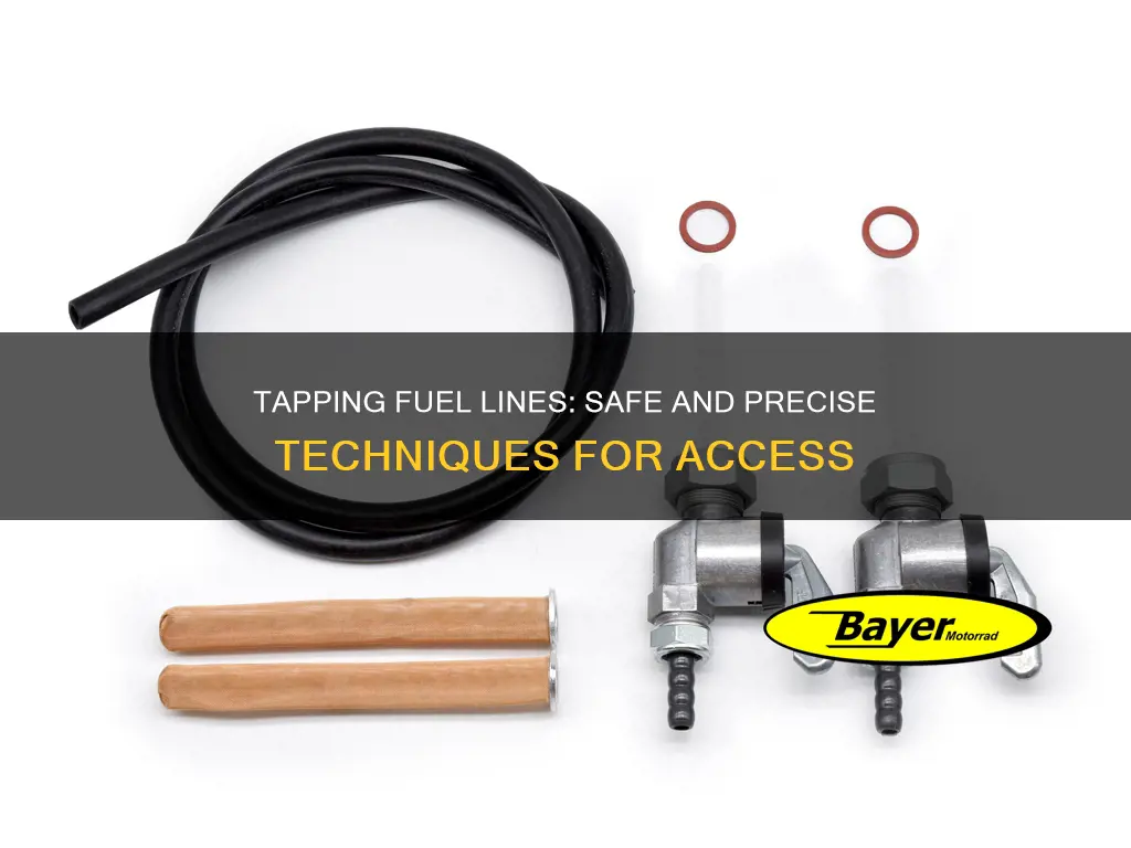 how to tap into a fuel line