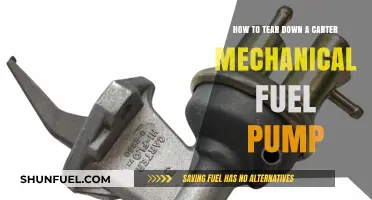 Step-by-Step Guide to Dismantling a Carter Mechanical Fuel Pump