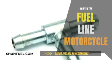 Tee Fuel Line Installation: A Guide for Motorcycles