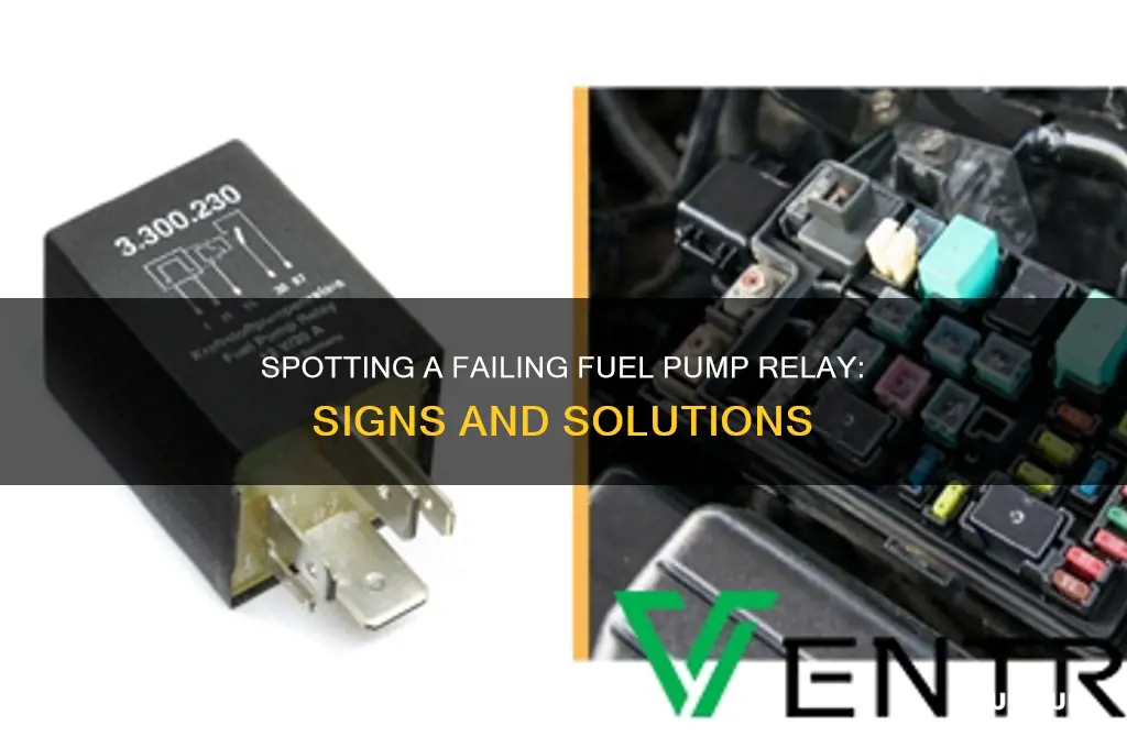 how to tell a bad fuel pump relay