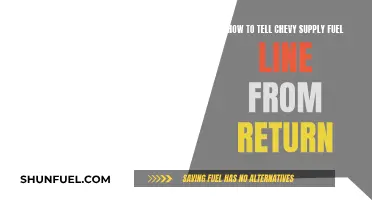 Chevy Fuel Line: Distinguishing Supply and Return Lines