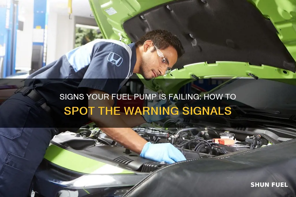 how to tell fuel pump is going out