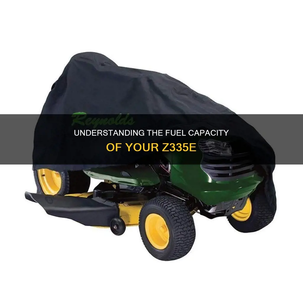 how to tell hoa much fuel a z335e is