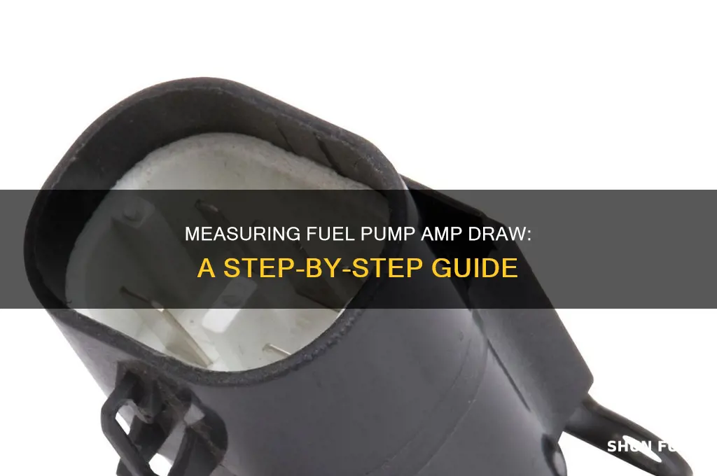 how to tell how many amps a fuel pump draw