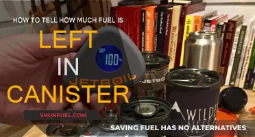 Estimating Leftover Fuel: Canister Weighing Method