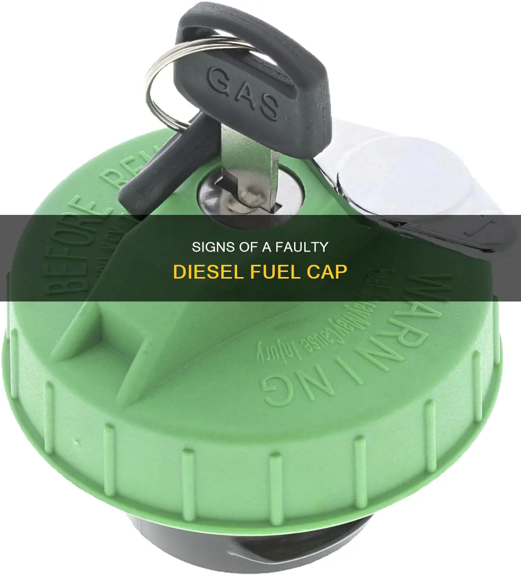 how to tell if a diesel fuel cap is bad