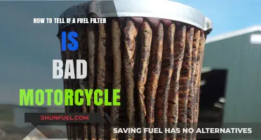 Signs of a Bad Fuel Filter in Your Motorcycle