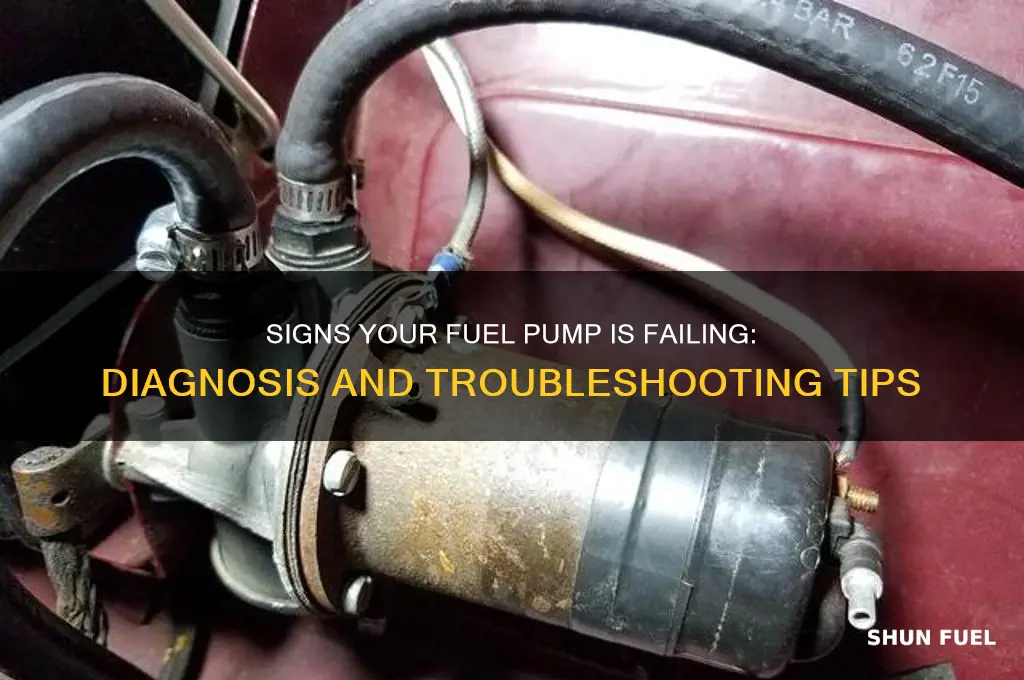 how to tell if a fuel pump is failing