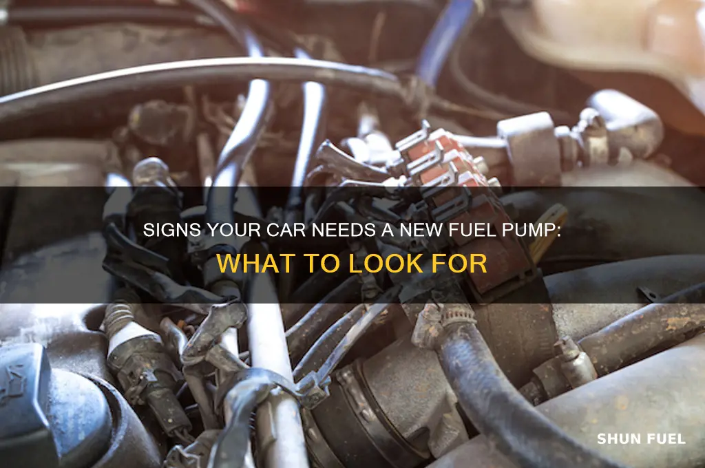how to tell if car needs new fuel pump
