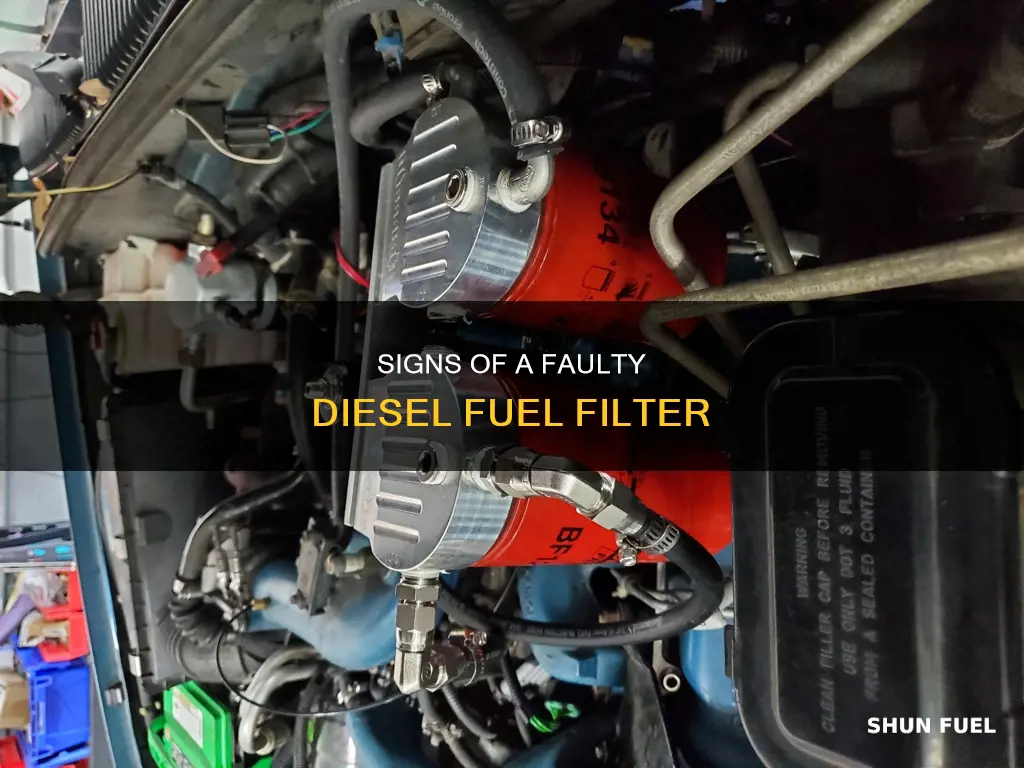 how to tell if diesel fuel filter is bad