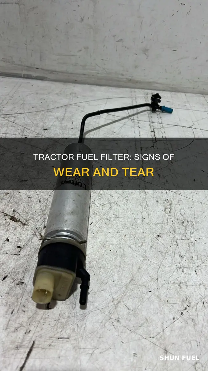 how to tell if fuel filter is bad tractor
