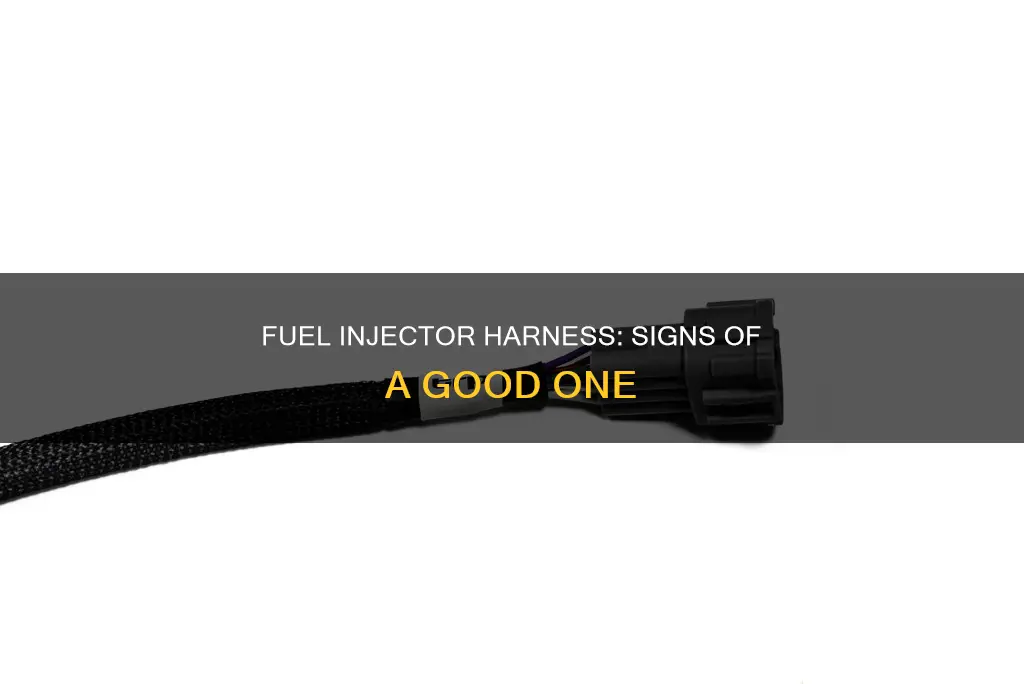 how to tell if fuel injector harness is good