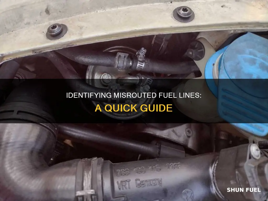 how to tell if fuel lines are backwards