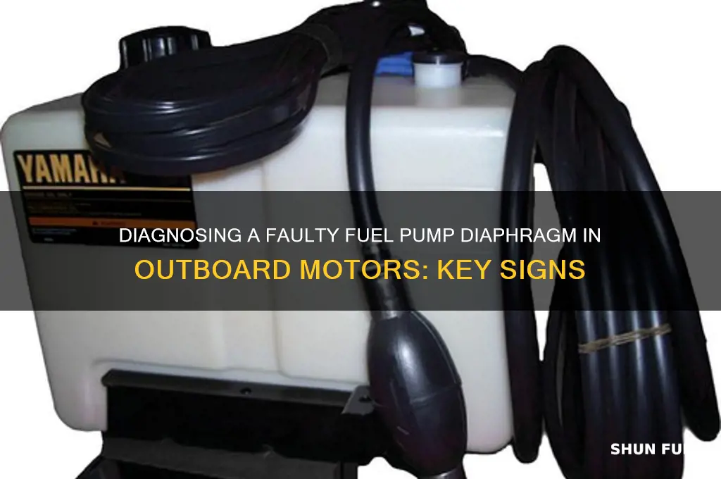 how to tell if fuel pump diaphragm is bad outboard