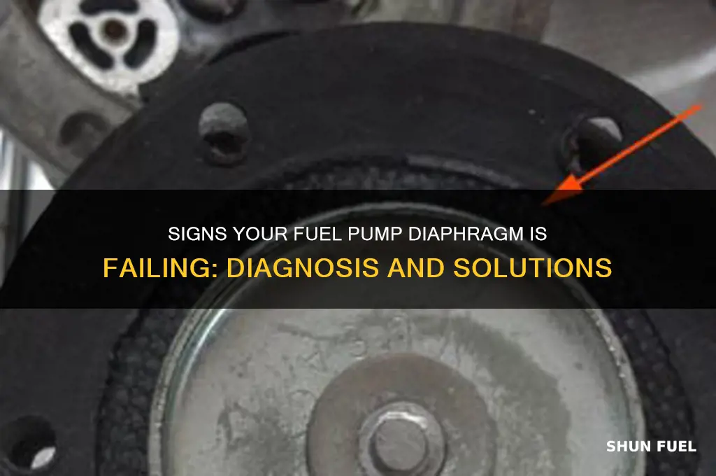 how to tell if fuel pump diaphragm is bad