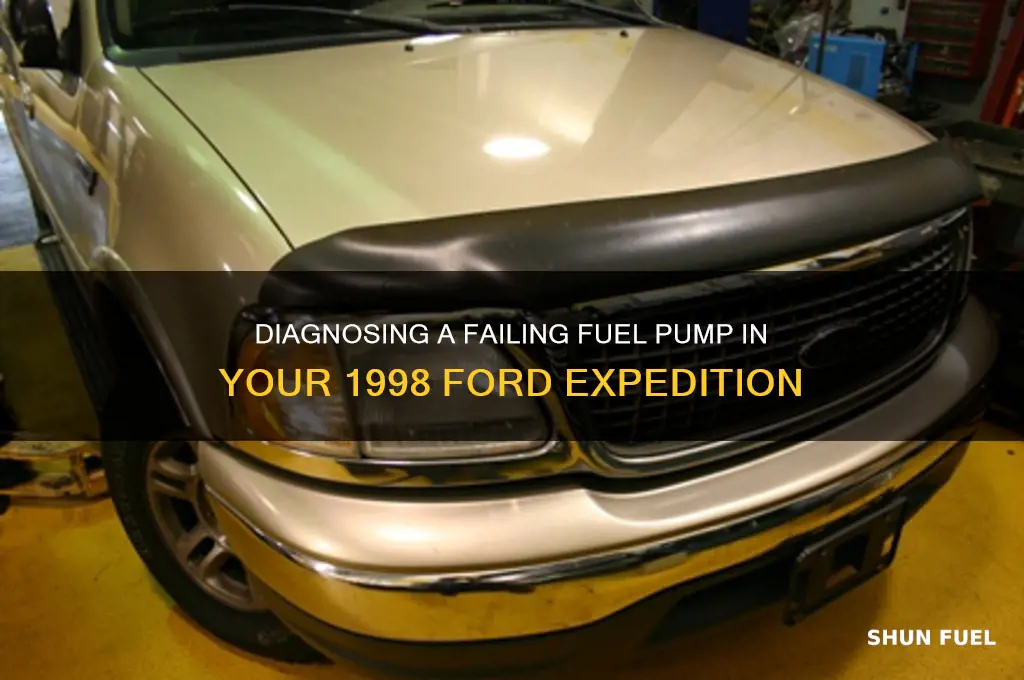how to tell if fuel pump is bad 98 expedition