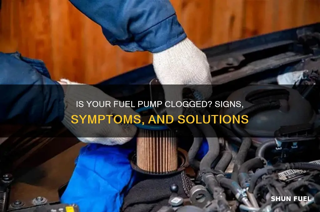 how to tell if fuel pump is clogged