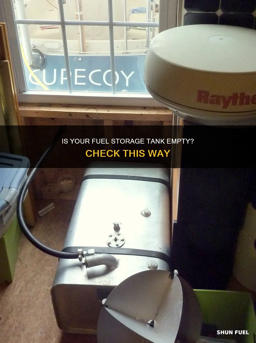 how to tell if fuel storage tank is empty