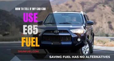 Can My Car Use E85 Fuel?