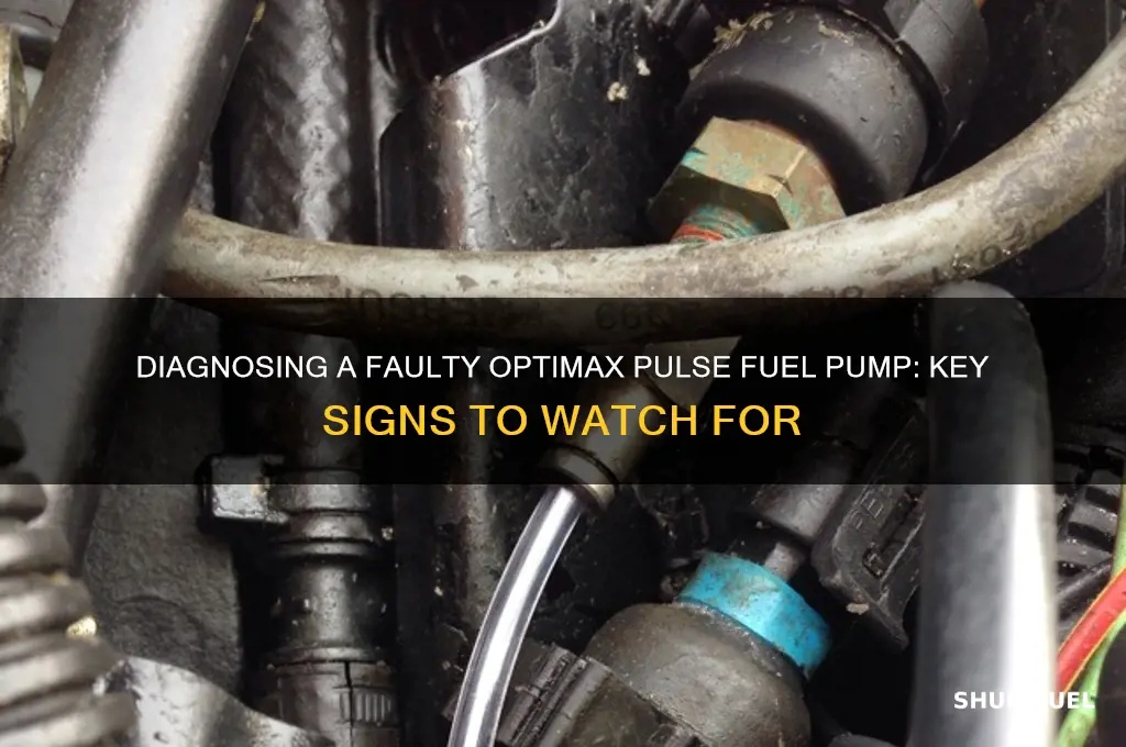 how to tell if optimax pulse fuel pump is bad