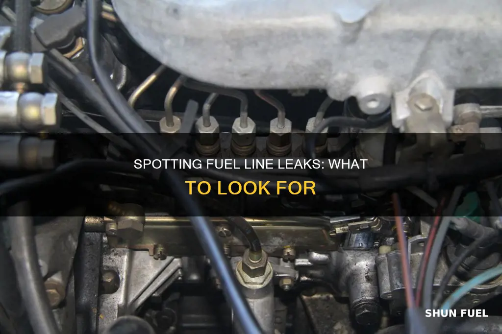 how to tell if you have a fuel line leak