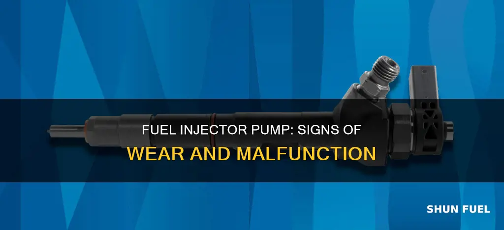 how to tell if your fuel injector pump is bad