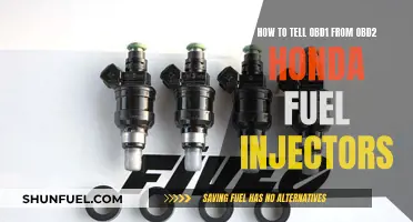 Differentiating OBD1 and OBD2 Honda Fuel Injectors