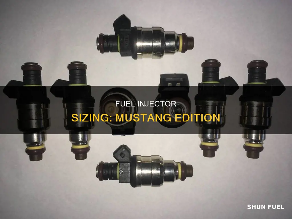 how to tell what size fuel injectors you have mustang