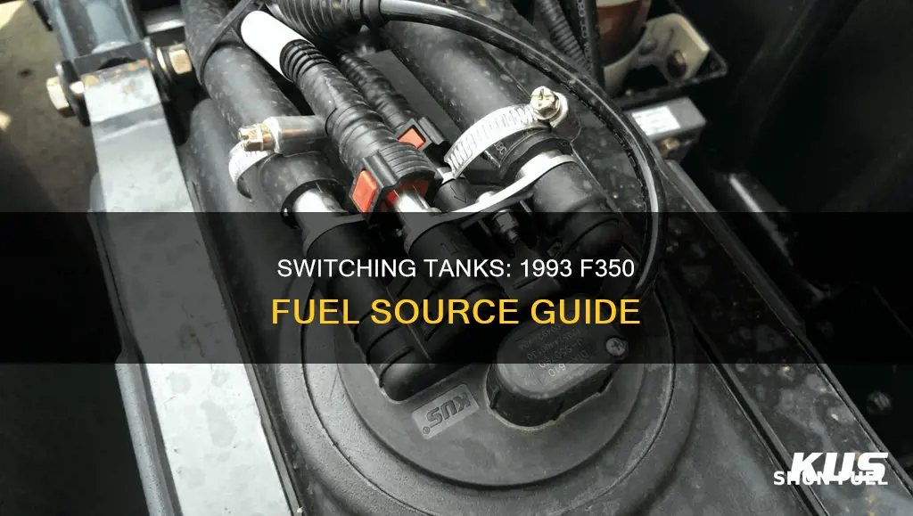 how to tell which fuel tank is runnin 1993 f350