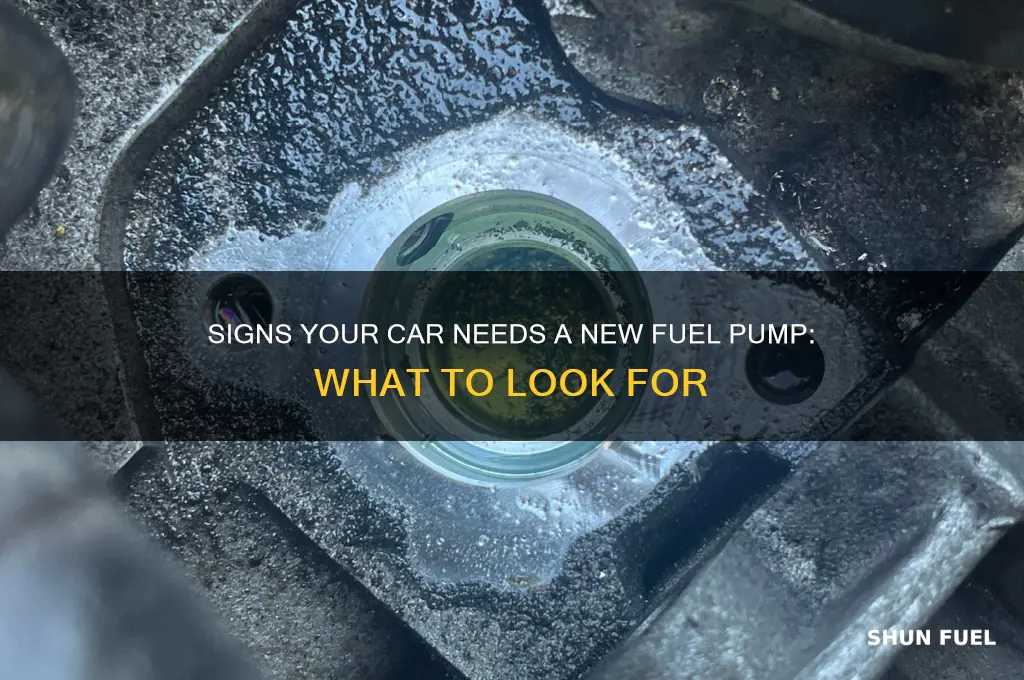 how to tell you need a new fuel pump