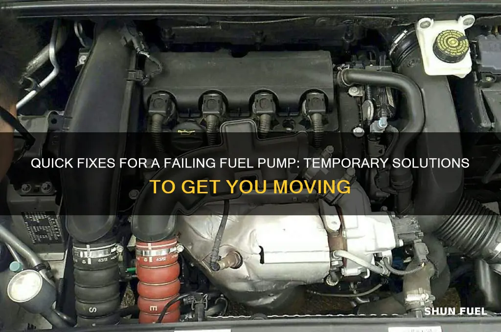 how to temporarily fix a bad fuel pump