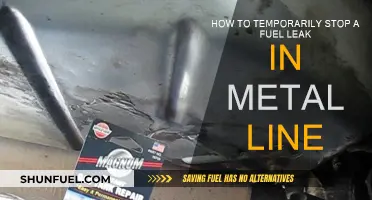 Quick Fix: Temporarily Stop Fuel Leaks in Metal Lines