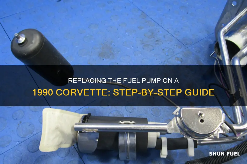 how to teplace fuel pump on a 1990 corvette