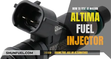 Testing Fuel Injectors in a 2001 Nissan Altima
