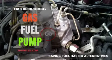 Testing a 1987 Mercedes Gas Fuel Pump: Step-by-Step Guide
