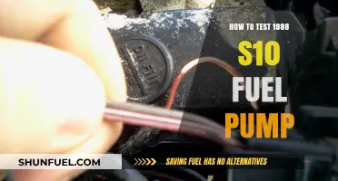 Testing Your 1988 S10 Fuel Pump: A Step-by-Step Guide